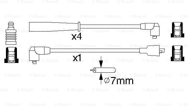 Ignition Cable Kit 0986356807 - image 5
