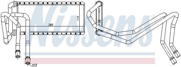 Heat Exchanger, interior heating ** FIRST FIT ** 73002