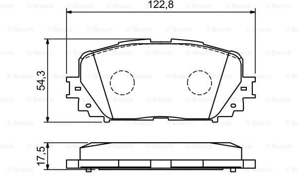 Brake Pad Set, disc brake 0986494196 - image 7