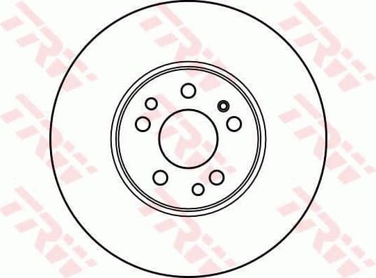 Brake Disc TRW SINGLE DF2595S - image 2