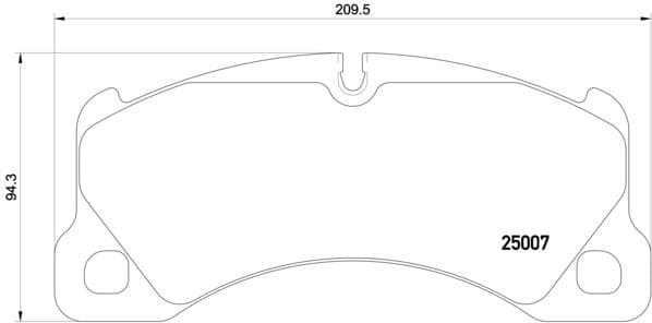 Brake Pad Set, disc brake PRIME LINE P65021