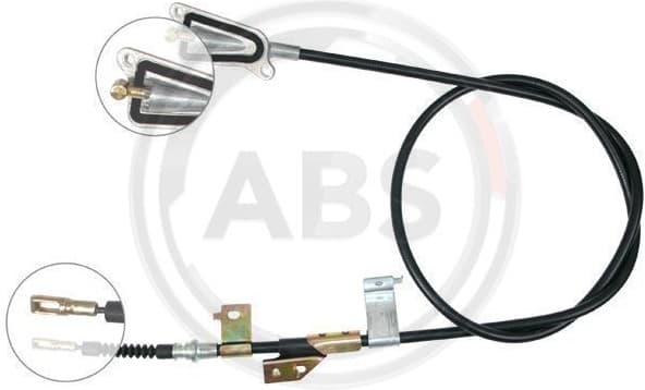 Cable Pull, parking brake K19838