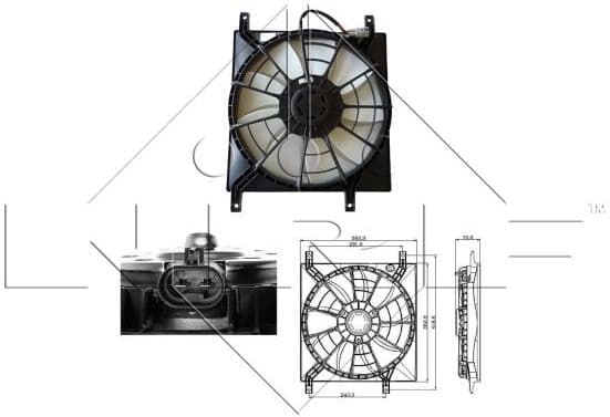 Fan, engine cooling 47257 - image 2