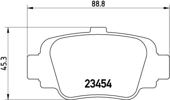 Brake Pad Set, disc brake PRIME LINE P56032