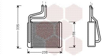 Heat Exchanger, interior heating 18006286