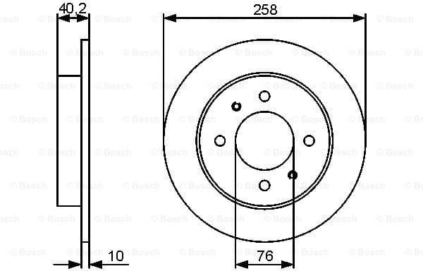 Brake Disc 0986479484