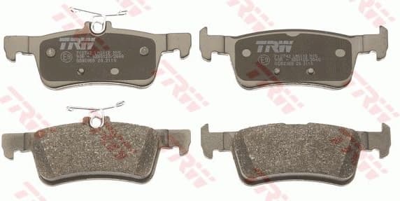 Brake Pad Set, disc brake COTEC GDB2055 - image 2