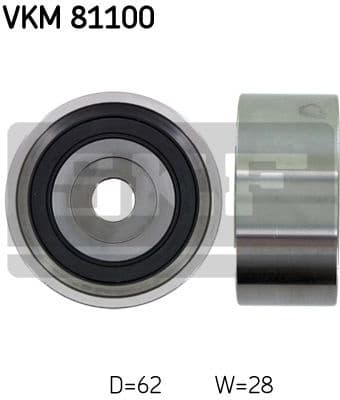 Deflection Pulley/Guide Pulley, timing belt VKM 81100