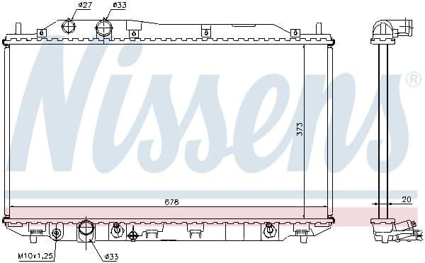 Radiator, engine cooling 68141 - image 2
