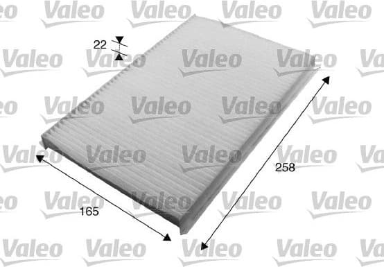 Filter, cabin air VALEO ESSENTIAL 715615