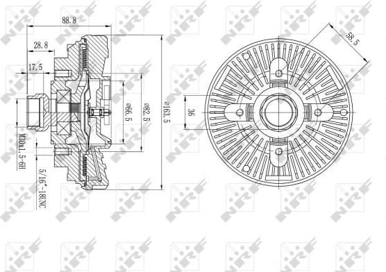 Clutch, radiator fan 49610 - image 2