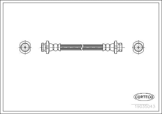 Brake Hose 19035043