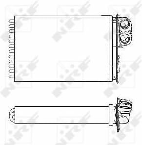 Heat Exchanger, interior heating EASY FIT 53553