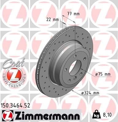 Brake Disc SPORT BRAKE DISC Z 150.3464.52