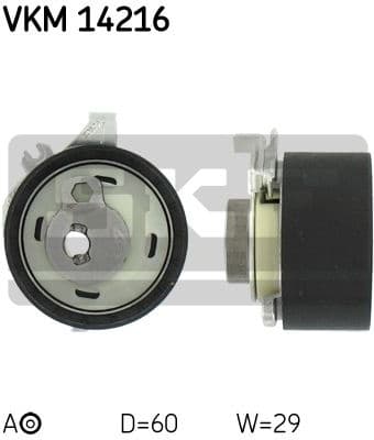 Tensioner Pulley, timing belt VKM 14216