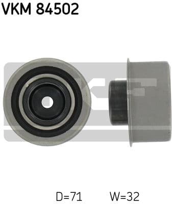 Deflection Pulley/Guide Pulley, timing belt VKM 84502