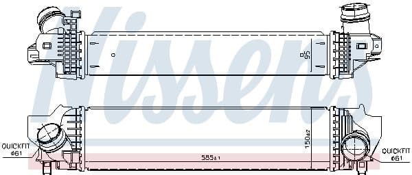 Charge Air Cooler ** FIRST FIT ** 96377