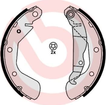 Brake Shoe Set ESSENTIAL LINE S59514 - image 2