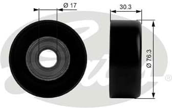 Deflection/Guide Pulley, V-ribbed belt DriveAlign™ T38006