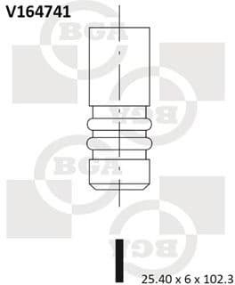 Valve exhaust V164741 - image 2