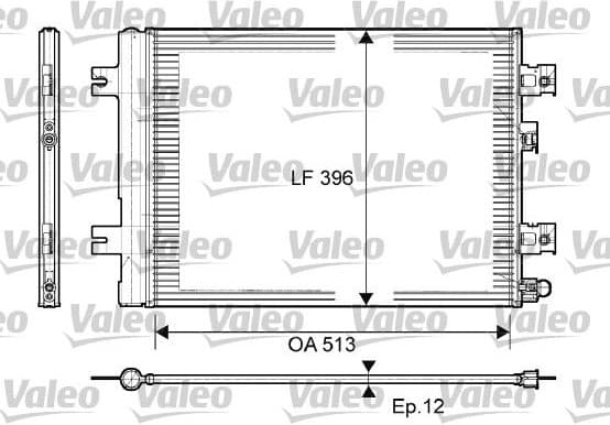 Condenser, air conditioning 814077