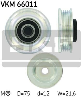 Belt Tensioner, V-ribbed belt VKM 66011