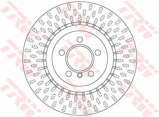 Brake Disc TRW SINGLE DF6506S