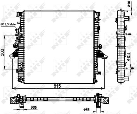 Radiator, engine cooling 53097 - image 2