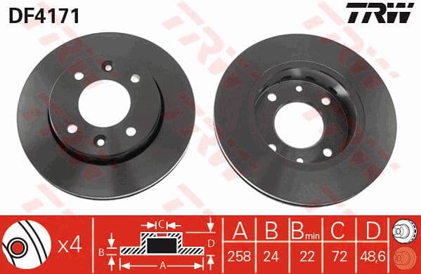 Brake Disc DF4171