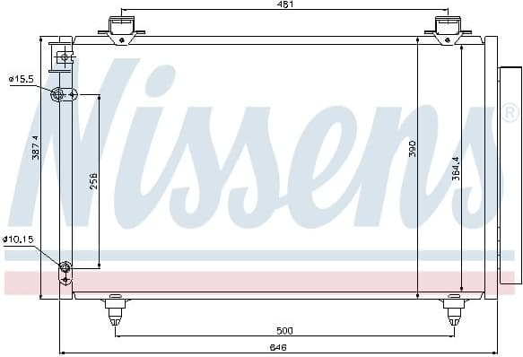 Condenser, air conditioning ** FIRST FIT ** 940081