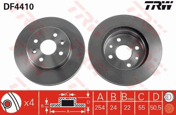 Brake Disc DF4410