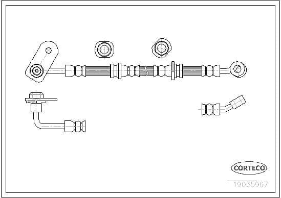 Brake Hose 19035967