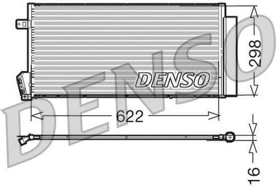 Condenser, air conditioning DCN09018