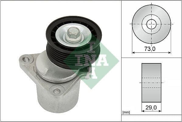 Belt Tensioner, V-ribbed belt 534012820