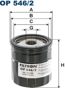 Oil Filter OP546/2