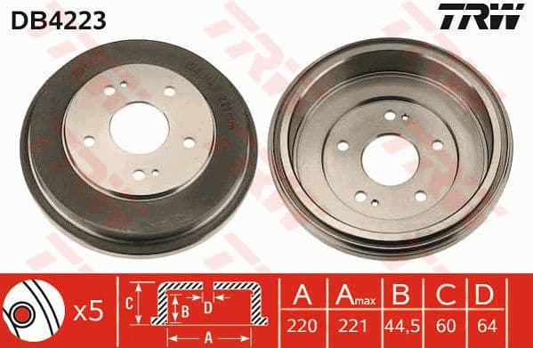 Brake Drum DB4223