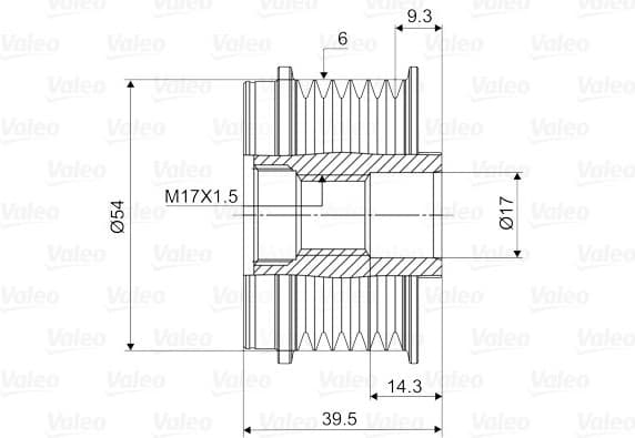 Alternator Freewheel Clutch VALEO NEW SPARE PART 588012 - image 2
