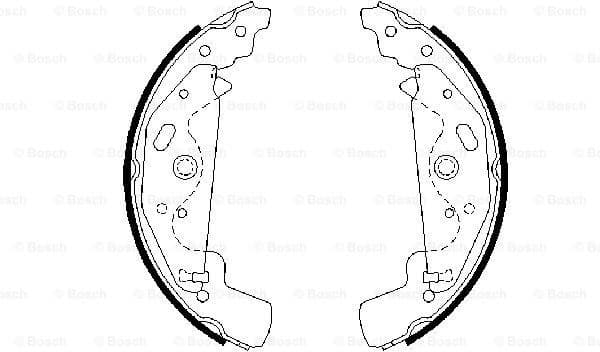 Brake Shoe Set 0986487643