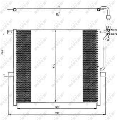 Condenser, air conditioning EASY FIT 35468 - image 2