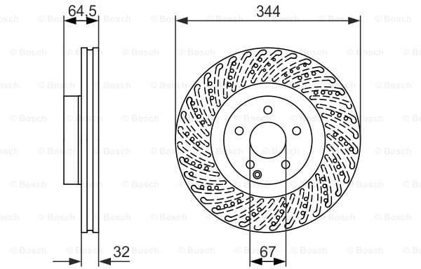Brake Disc 0986479764