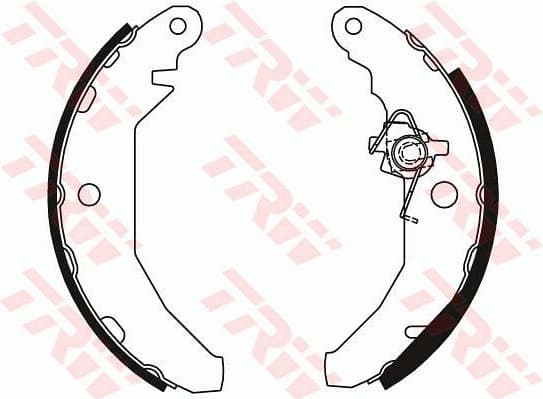 Brake Shoe Set GS6179 - image 2