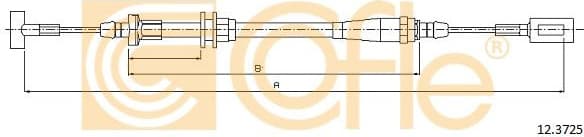 Cable Pull, parking brake 12.3725