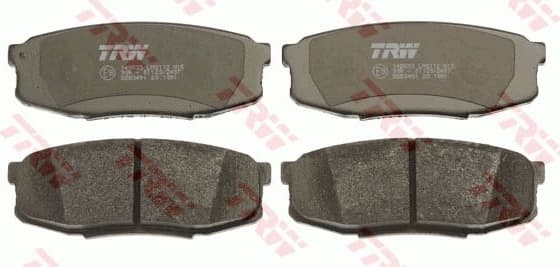 Brake Pad Set, disc brake COTEC GDB3491 - image 2