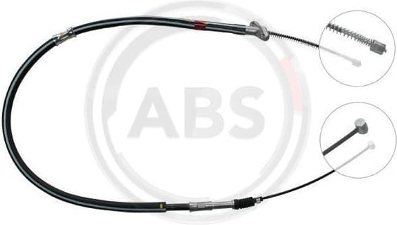 Cable Pull, parking brake K16288