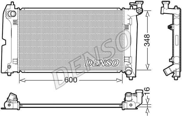 Radiator, engine cooling DRM50110