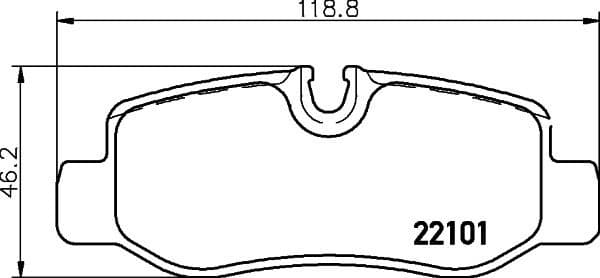 Brake Pad Set, disc brake PRIME LINE P50126