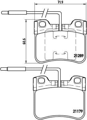 Brake Pad Set, disc brake PRIME LINE P61034