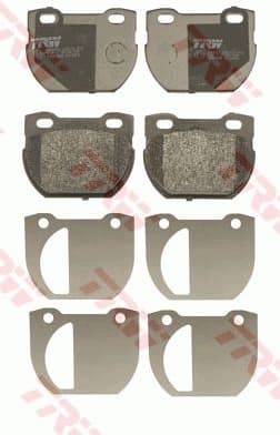 Brake Pad Set, disc brake COTEC GDB1666