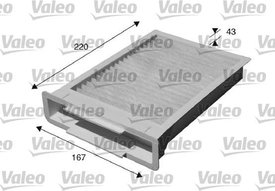 Filter, cabin air VALEO ESSENTIAL 715515