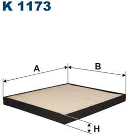 Filter, cabin air K1173